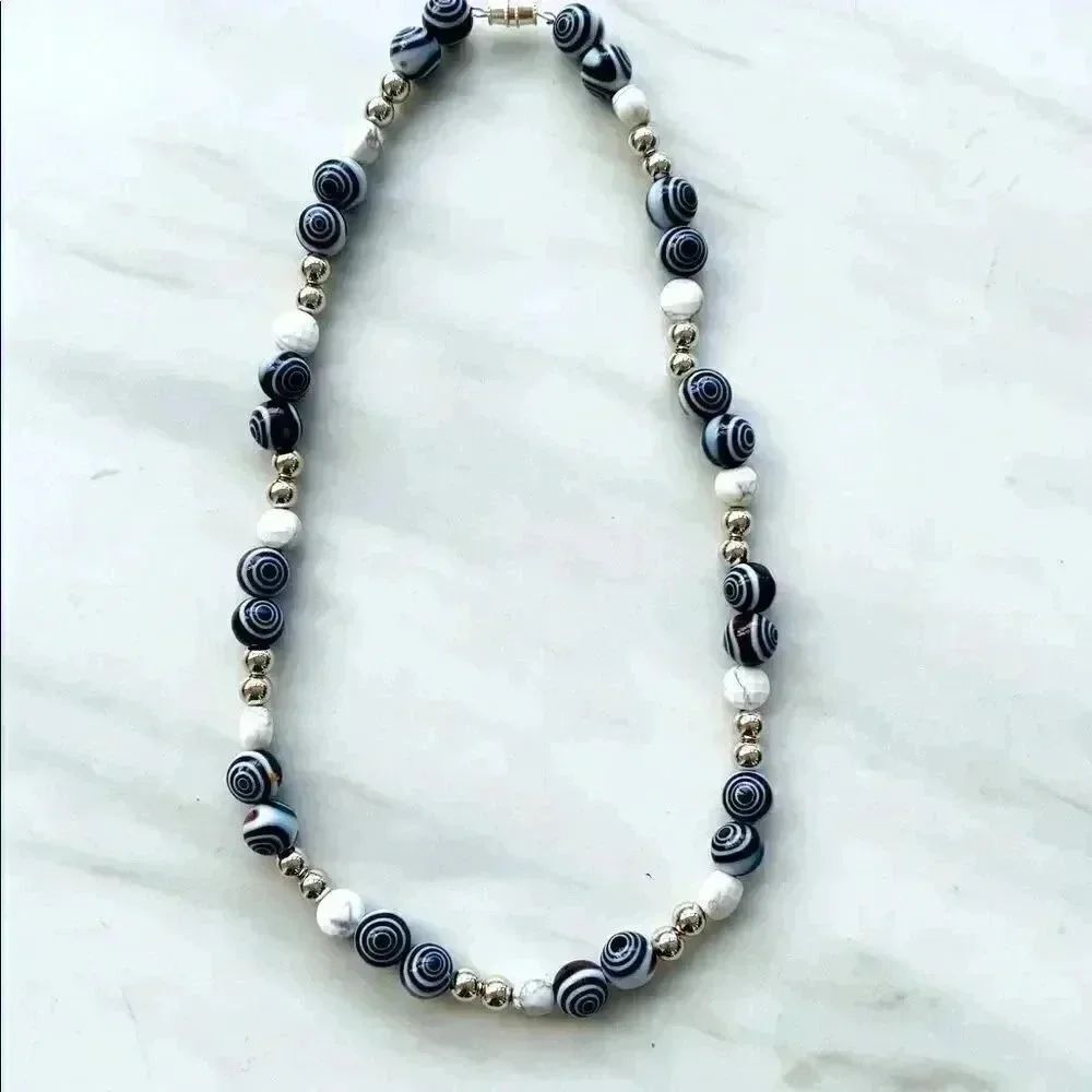 Hand Made Glass Beaded Necklace